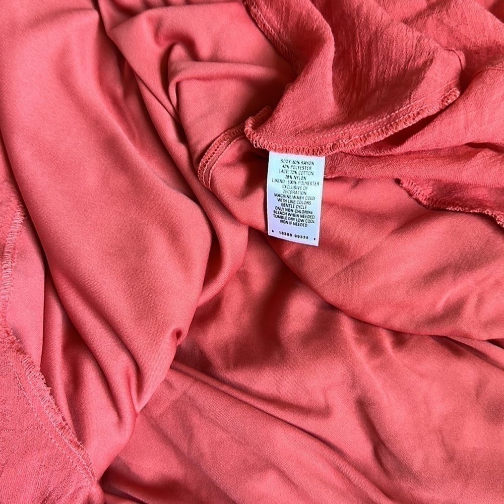 Gnw dress coral ballet core size XL lined - Picture 10 of 11